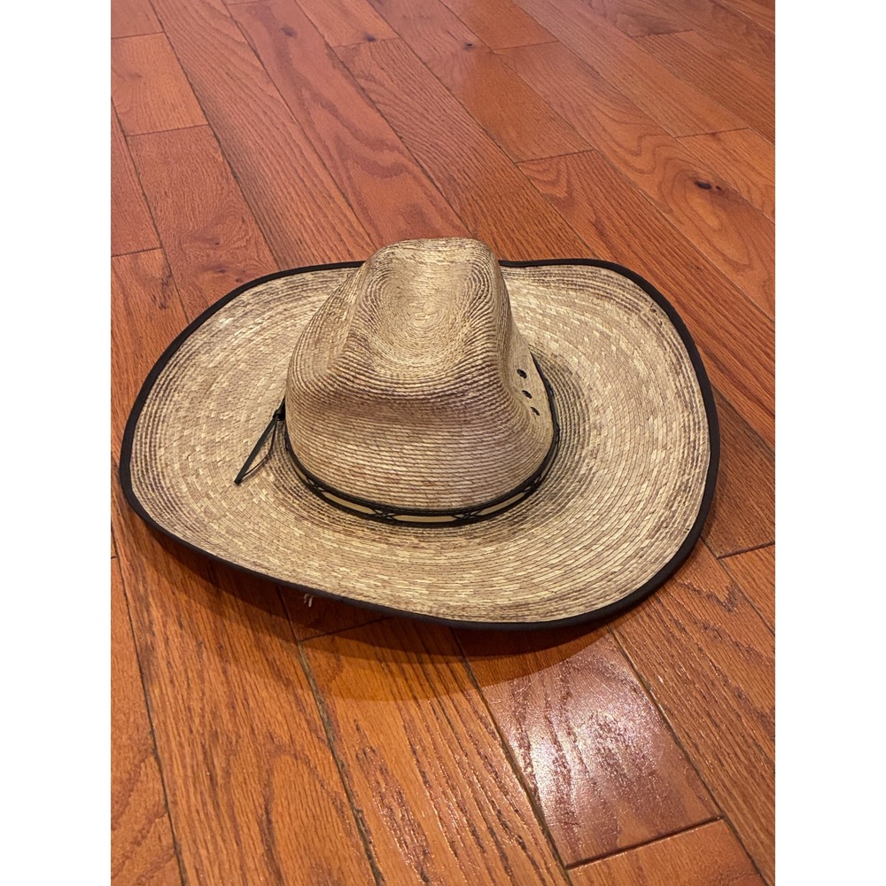 Jason Aldean Collection by Resistol Cowboy Hat Mens Straw Tan Western Ranch